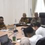 Bupati Ismet saat menerima kunjungan Kepala Badan Pengawasan Keuangan dan Pembangunan (BPKP) Perwakilan Provinsi Gorontalo
