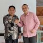 Foto bersama Wabup Boalemo Lahmudin Hambali (Kemeja Kerawang) dan Wabup Bone Bolango Risman Tolingguhu