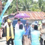 Wakil Bupati Boalemo, Lahmuddin Hambali pada saat mengikuti Ekspresi Budaya Bajau dalam bingkai NKRI