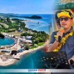 Wakil Bupati Boalemo Lahmuddin Hambali di launching desa wisata indah pantai Dulupi
