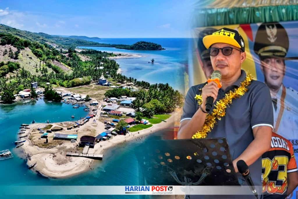 Wakil Bupati Boalemo Lahmuddin Hambali di launching desa wisata indah pantai Dulupi