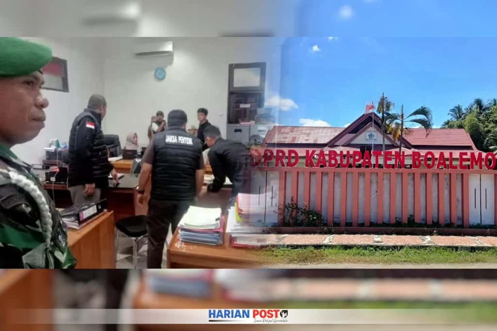 Penggeledahan Kantor DPRD Kabupaten Boalemo Oleh Kejaksaan Negeri Boalemo Terkait Dugaan Perdis Fiktif 2020-2022