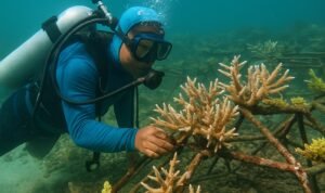 Kolaborasi Peneliti, Warga Pesisir, dan Pemerintah Pulihkan Terumbu Karang Botutonuo