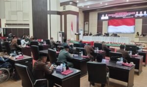 DPRD Pohuwato Gelar Rapat Paripurna Pembicaraan Tingkat IIPenandatanganan Berita Acara Persetujuan Bersama Ranperda Anggaran Pendapatan dan Belanja Daerah (APBD) Tahun Anggaran 2026.