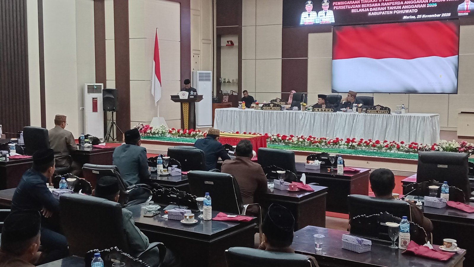 Rapat Paripurna ke-28 tentang Pembicaraan tingkat II, Penandatanganan Berita Acara Persetujuan Bersama Ranperda Anggaran Pendapatan dan Belanja Daerah (APBD) Tahun Anggaran 2026