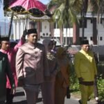 Proses Penyambuta Kajari Bone Bolango secara adat