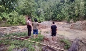 Lokasi PETI Km 16 Popayato ( Sumber : Polsek Popayato)