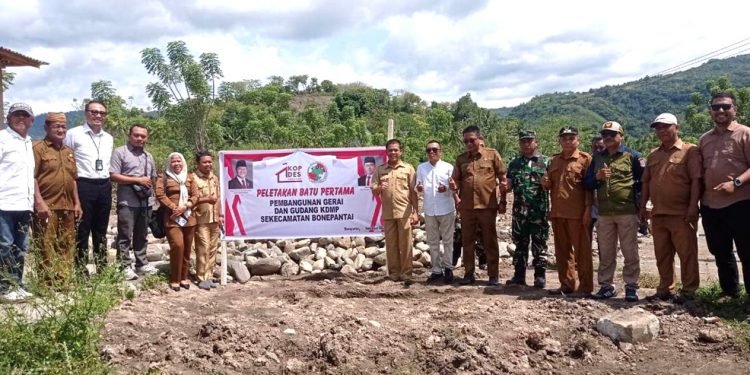 Peletakan Batu Pertama Pembangunan Gerai dan Gedung KDMP (sumber Humas)