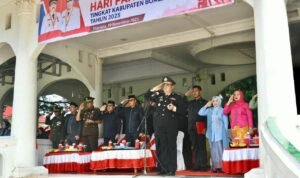 Kapolres Boalemo, AKBP Sigit Rahayudi, SIK Jadi Inspektur Upacara Hari Pahlawan