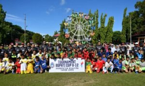 Kembangkan SDM Boalemo di Bidang Olahraga, Bupati Rum Pagau Buka Turnamen Bupati CUP U12