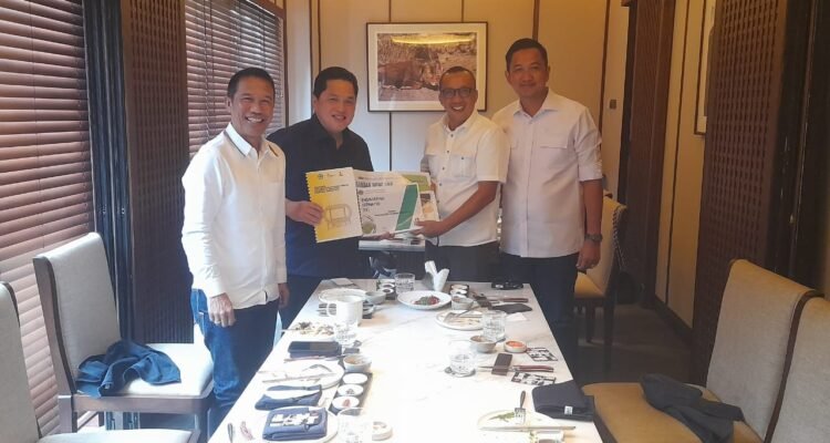 Wakil Bupati Boalemo Temui Menpora Erick Thohir