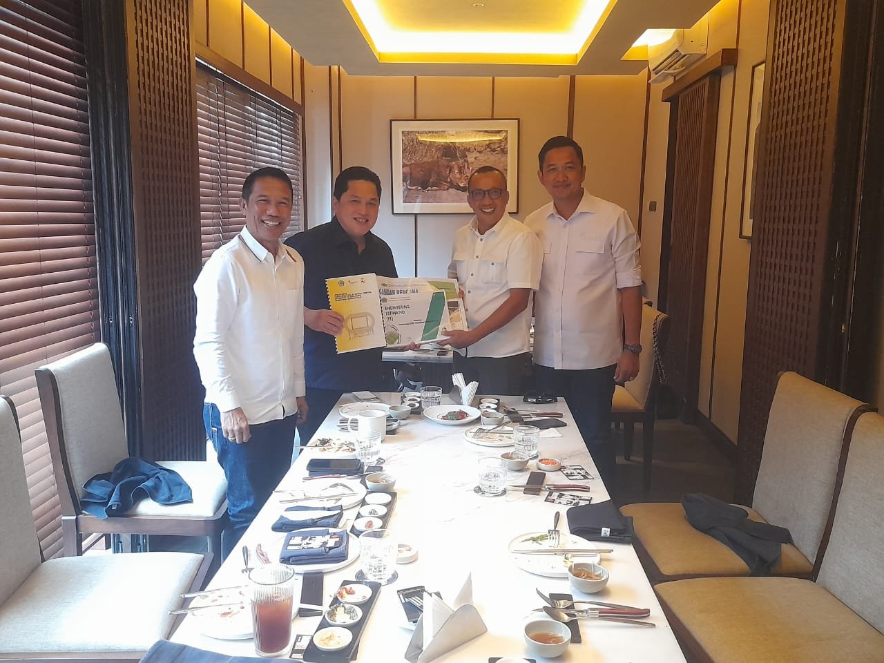 Wakil Bupati Boalemo Temui Menpora Erick Thohir