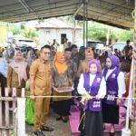 Wakil Bupati Boalemo Lahmuddin Hambali menghadiri peluncuran secara serentak Implementasi Posyandu 6 bidang SPM di Lima Desa wilayah kerja Puskesmas Pangi, Kecamatan Dulupi, Selasa, 13 Januari 2026.