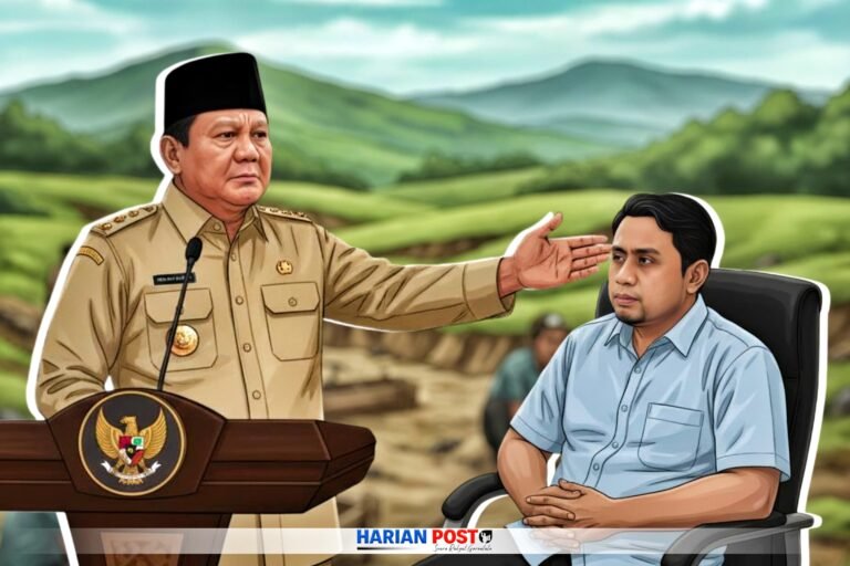 Abdul Hamid Sukoli & Presiden Prabowo Subianto (Ilustrasi: Sham/harianpost.id)