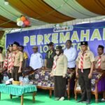 Wakil Bupati Boalemo, Lahmuddin Hambali hadiri kegiatan perkemahan lomba ketangkasan patriot muda se-gugus 4 gerakan Pramuka Kwartir Ranting Wonosari