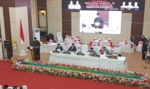 Gubernur Gorontalo Gusnar Ismail Sampaikan Sambutan Pada Paripurna Istimewa HUT ke 23 Pohuwato