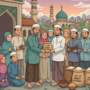 Ilustrasi Zakat Fitrah ( Google Gemini)