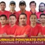 Skuad Jurnalis Pohuwato Fc (Foto : Ronald Tine)