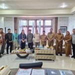 Wakil Bupati Boalemo, Lahmuddin Hambali saat menerima tim BPK RI Perwakilan Provinsi Gorontalo