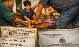 Ilustrasi dugaan persekusi anak dibawah umur oleh oknum ketua ormas dan rekan-rekannya.