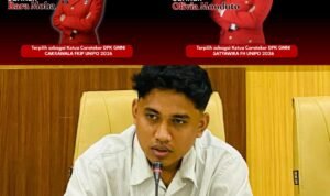 Ketua Dewan Pimpinan Cabang (DPC) Gerakan Mahasiswa Nasional Indonesia (GMNI) Kabupaten Boalemo, Sahril Tialo, berhasil membentuk dua Dewan Pengurus Komisariat (DPK) Caretaker GMNI di lingkungan kampus Universitas Pohuwato (UNIPO) wilayah Kabupaten Boalemo