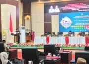 Rapat Paripurna Penyampaian Nota pengantar LKPJ, Kamis malam, 26 Maret 2026, di Ruang Rapat Paripurna DPRD.