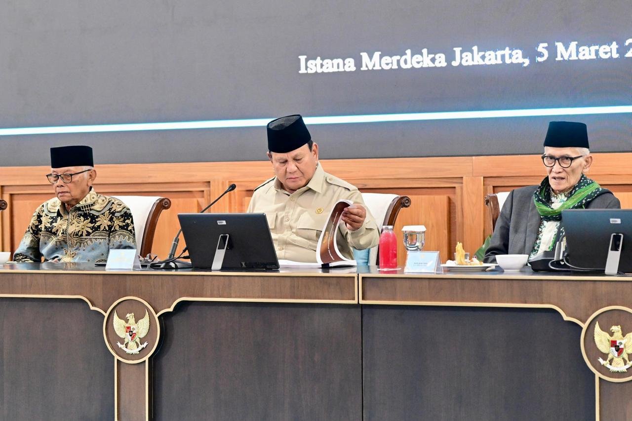 Presiden Prabowo Bertemu Para Ulama dan Tokoh Ormas Islam di Istana Kepresidenan Jakarta (Foto : Setpres)