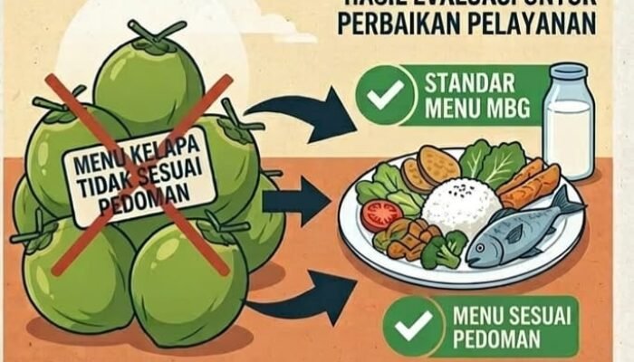 BGN Beri Sanksi 9 SPPG yang Sajikan Kelapa Utuh Sebagai Menu MBG