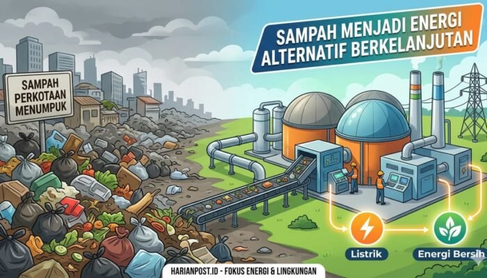 RI Bakal Ubah Sampah Perkotaan Jadi Energi Alternatif Berkelanjutan