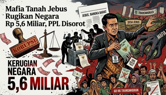 Kasus Mafia Tanah Transmigrasi Jebus Rugikan Negara Rp5,6 Miliar, Peran Panitia Pertimbangan Landform Disorot