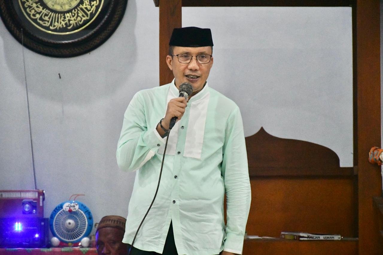 Wakil Bupati Boalemo Lahmuddin Hambali mengajak masyarakat Boalemo mengirimkan surah Al Fatihah untuk almarhum Jendral Try Sutrisno.