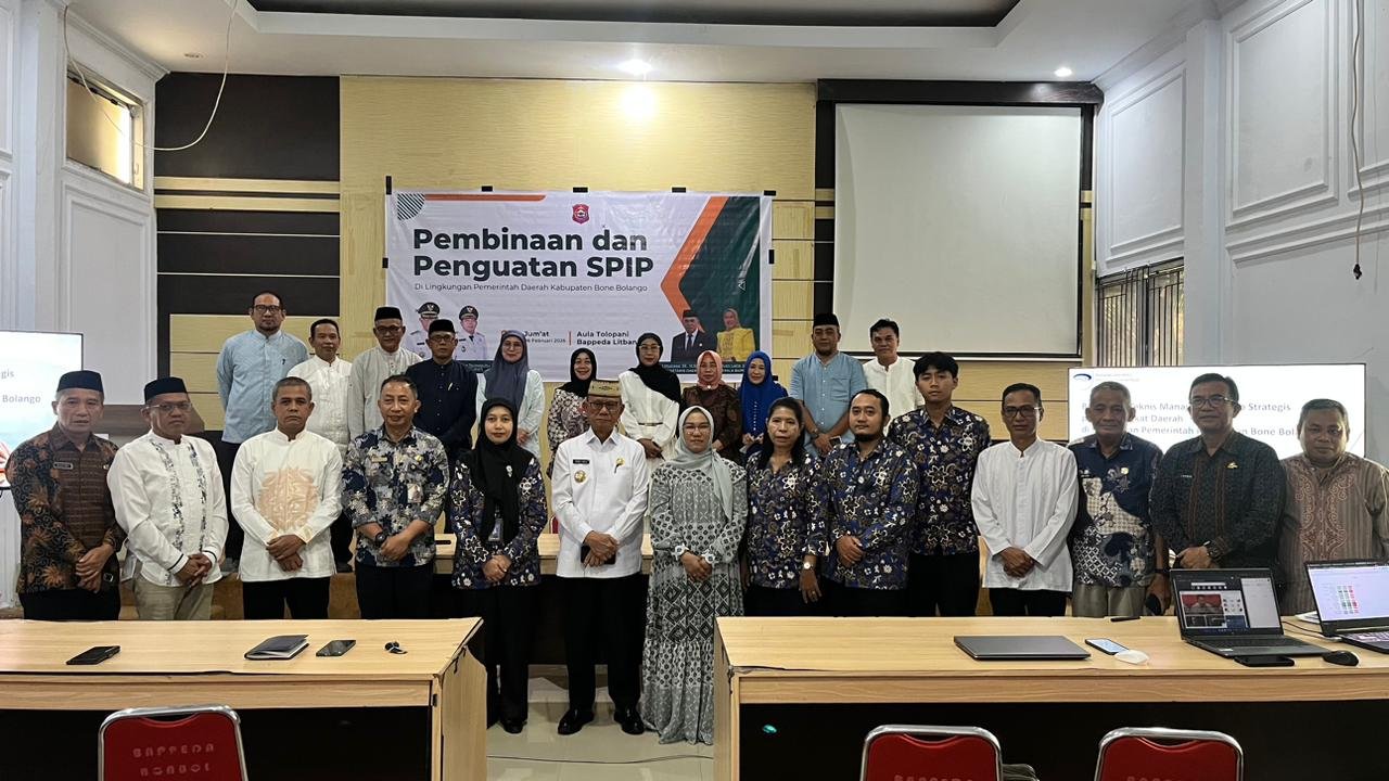 Pemerintah Kabupaten Bone Bolango tancap gas memperkuat Sistem Pengendalian Intern Pemerintah (SPIP)