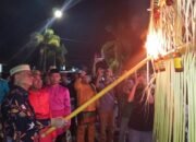 Bupati Bone Bolango, Ismet Mile nyalakan Tumbilotohe.(Foto Istimewa)