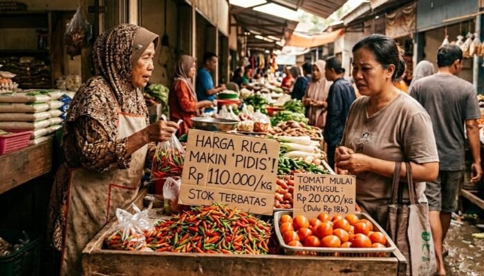 Harga Rica Makin ‘Pidis’ Tembus Rp110 Ribu per Kilogram, Tomat Mulai Menyusul