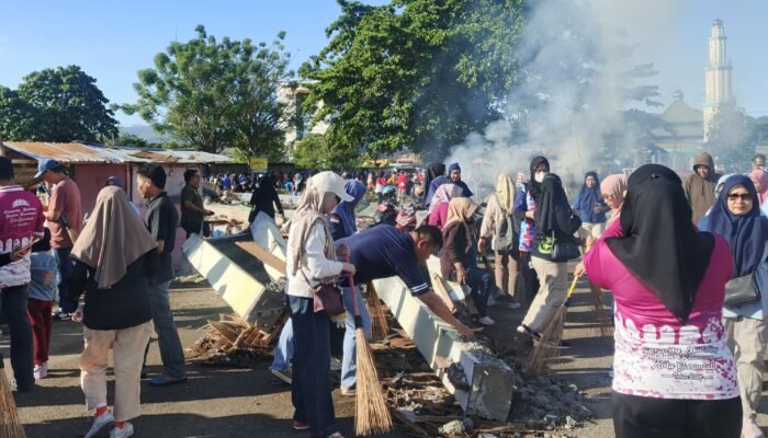 Persiapan Pembangunan Kantor Wali Kota, Ratusan ASN Kota Gorontalo Serbu Eks Terminal Andalas