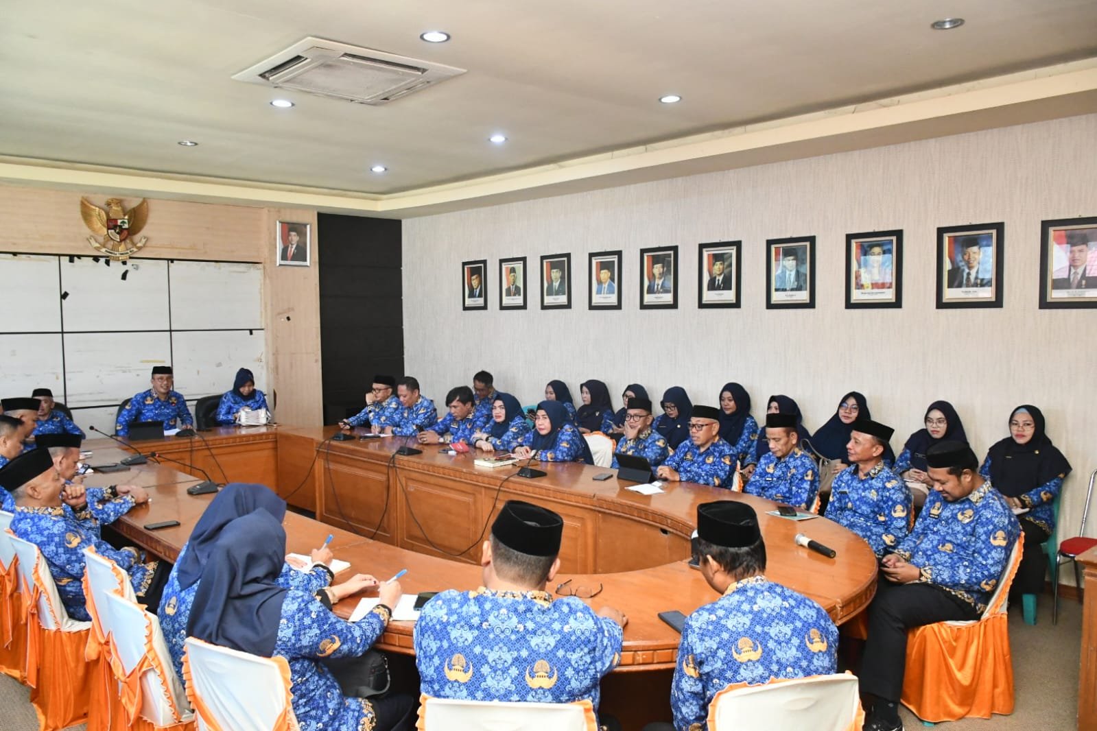 Wakil Bupati Boalemo Lakukan Evaluasi Kinerja ASN