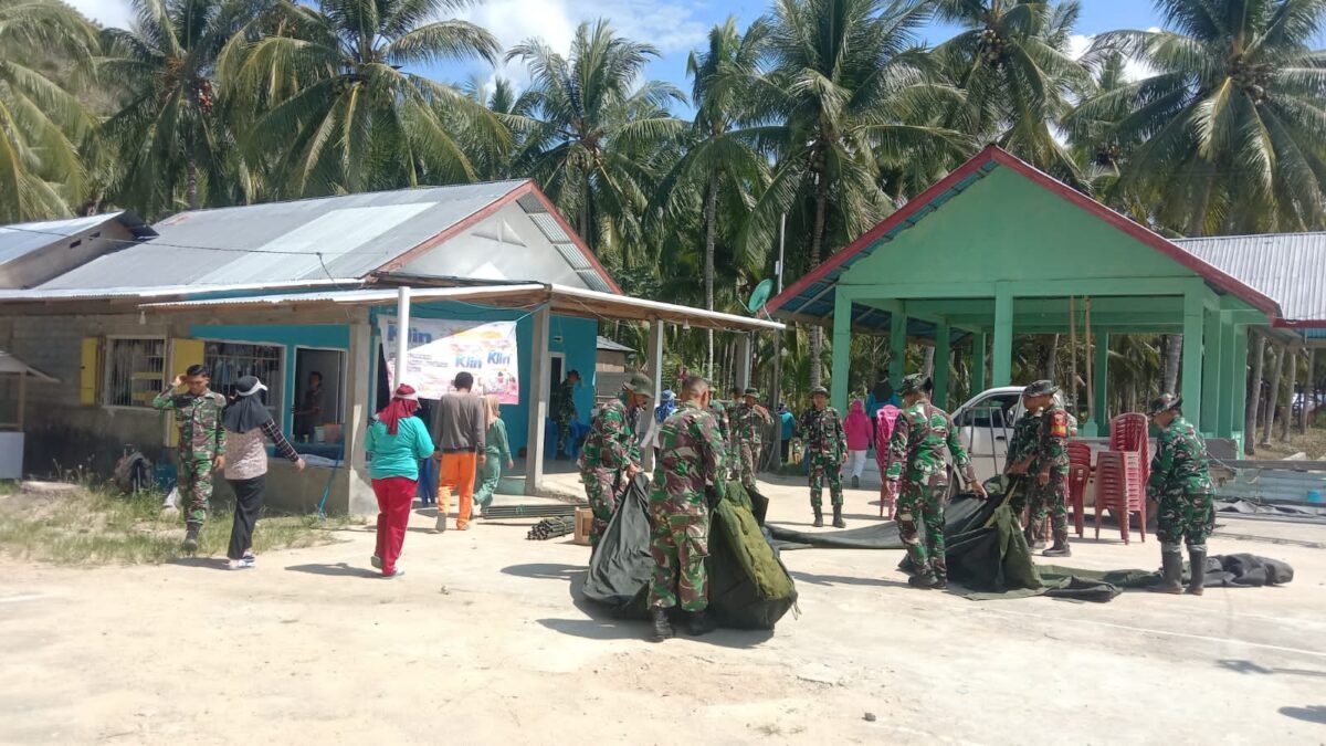 Komando Distrik Militer (Kodim) 1316/Boalemo resmi memulai pelaksanaan program TNI Manunggal Membangun Desa (TMMD)