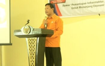 Kepala BPS Pohuwato Harim Imran Saat Menjadi Narasumber Pada Musrenbang Kabupaten Pohuwato, Senin, 30 Maret 2026, di Kantor Bupati Pohuwato
