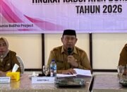 Asisten II Setda Bone Bolango, Yusbar Ismail membuka Bimtek dan Coaching Clinic Kabupaten Layak Anak Kabupaten Bone Bolango. (Foto Prokopim)