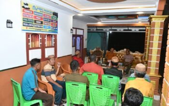Pacu pembangunan embung, Wabup Lahmuddin Hambali temui pemilik tanah. (Foto Prokopim)