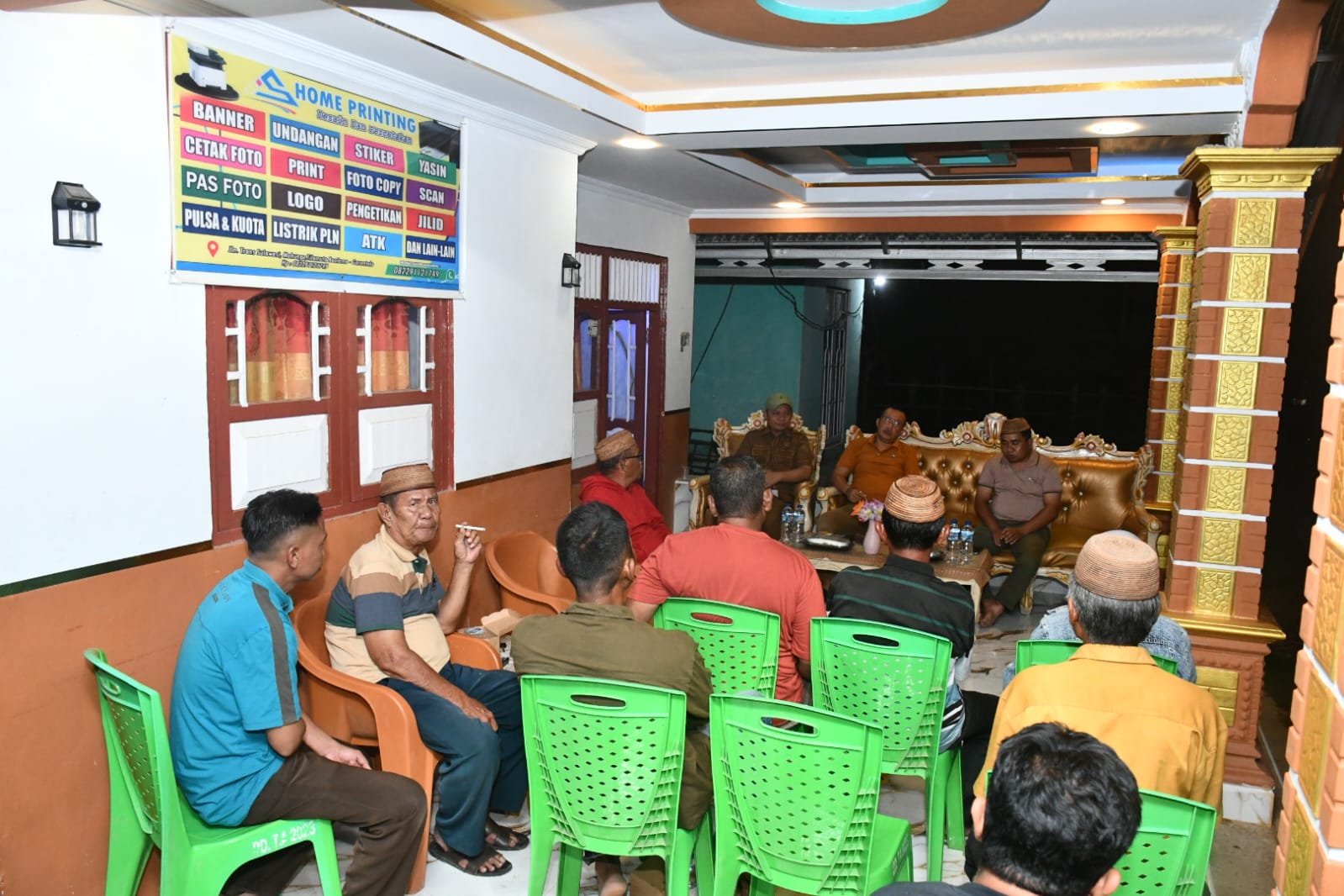 Pacu pembangunan embung, Wabup Lahmuddin Hambali temui pemilik tanah. (Foto Prokopim)