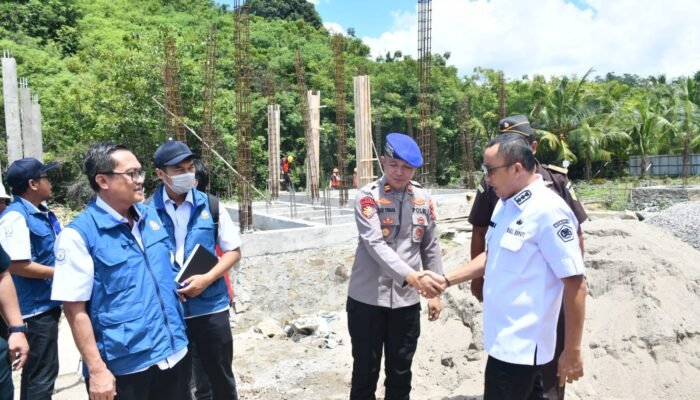 Irjen KKP RI Tinjau Progres Pembangunan Kampung Nelayan Merah Putih di Boalemo