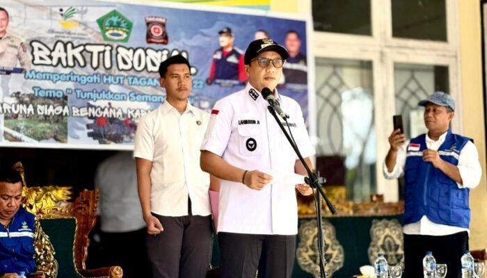 Lahmuddin : HUT Tagana ke-22 Jadi Momentum Perkuat Kepedulian Sosial