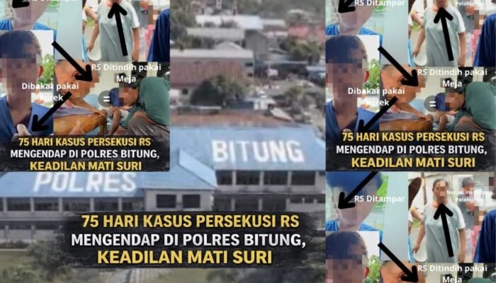 75 Hari Kasus Persekusi RS Mengendap di Polres Bitung, Keadilan Dinilai Mati Suri