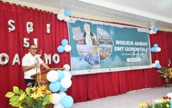 Lahmuddin Hambali Apresiasi Sekolah Guru Indonesia, Bantu Pemkab Boalemo Tingkatkan Kapasitas Guru di Boalemo. (Foto Prokopim)