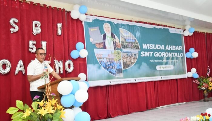 Wabup Boalemo Hadiri Wisuda Akbar School Master Teacher