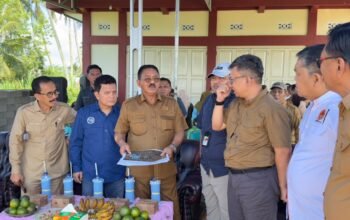 Pemkab Boalemo Sambut Tim Verifikasi Lahan Pembangunan Kawasan Industri Unggas Terpadu. (Foto Mitro Nanto)