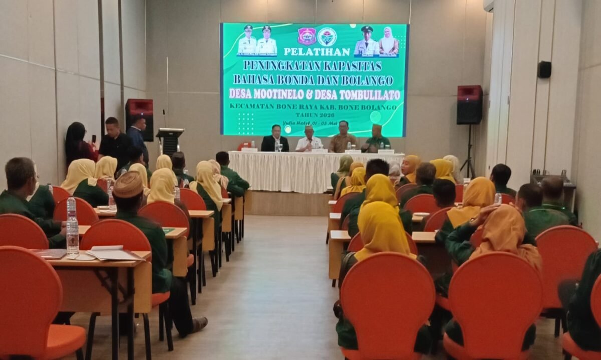 Lestarikan Bahasa Daerah, Pemkab Bone Bolango Gelar Pelatihan