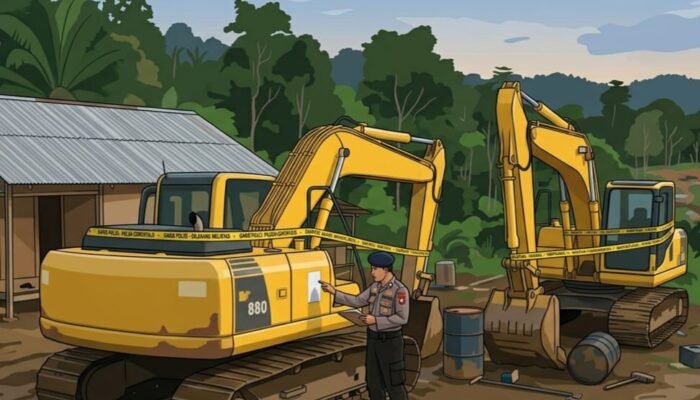 Pemilik Alat Berat di Tambang Molosipat Masih Misteri, Polda Lakukan Pendalaman