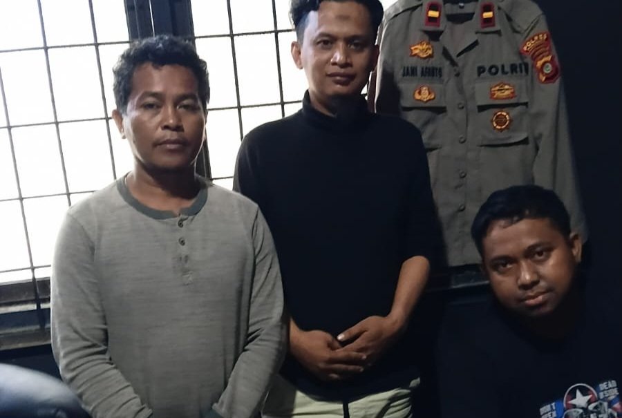 Demonstran AMPERAH Diamankan Polres Pohuwato usai Insiden Pengrusakan Pos Jaga di Kantor PT Inti Global Laksana, Rabu, 13 Mei 2026.